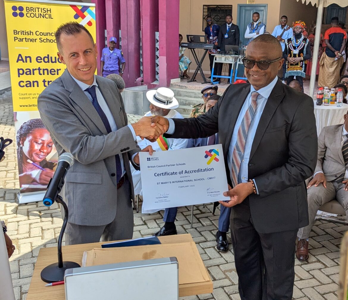 St Mary’s Proprietor and British High Commissioner to Cameroon, Matt Woods St Mary’s Proprietor and British High Commissioner to Cameroon, Matt Woods