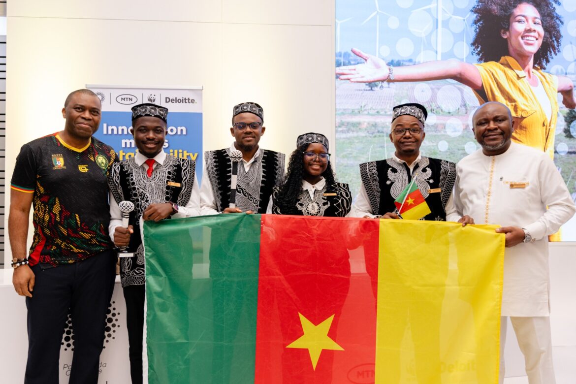 The Cameroonian delegation flying the flag high at the continental level.