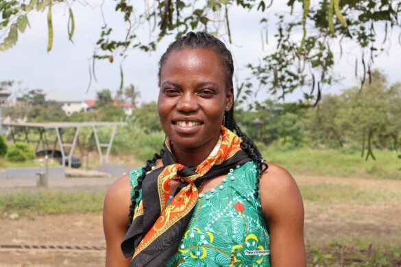 2026 Mount Cameroon Race of Hope Champion, Wirba Mary Grace (Image: Boris-Kaloff Batata)