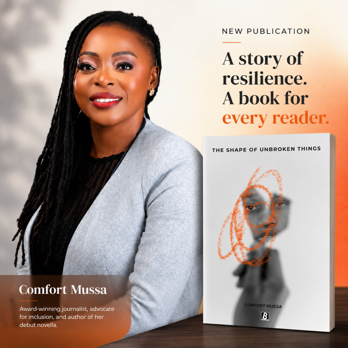 Cameroonian Journalist Comfort Mussa Breaks New Ground With Inclusive, Accessible Debut Novella